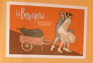 Taberna La Berenjena cartel