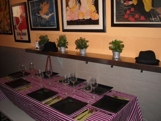 Taberna La Berenjena mesas
