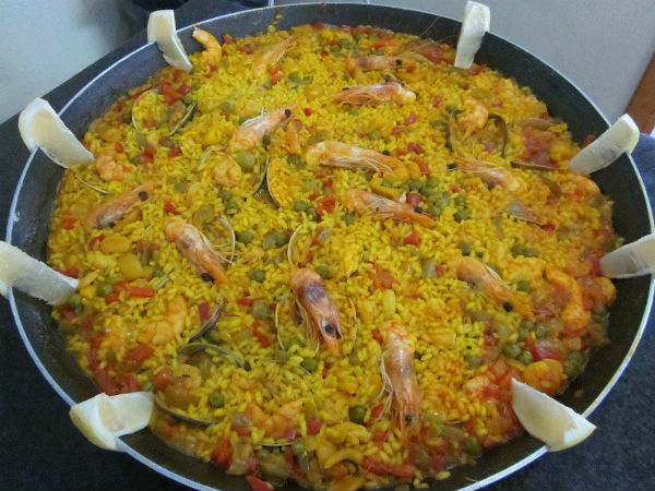 Paella La Marisquería Chiclana Cadiz