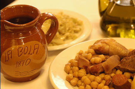 Taberna La Bola Cocido Madrileño