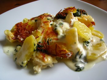 Bacalao a la crema