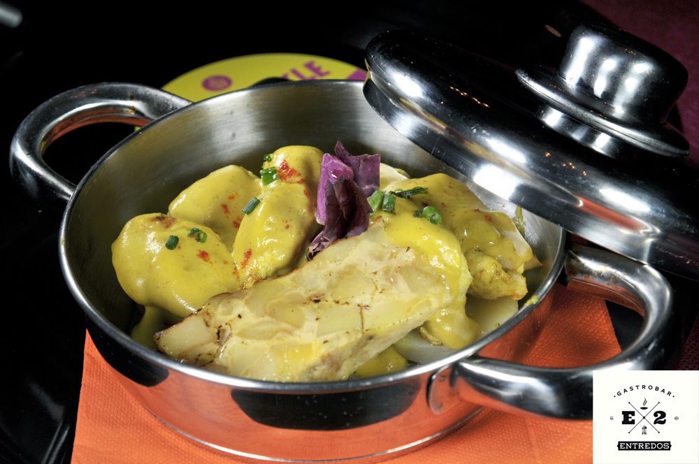 Pollo al curry indio