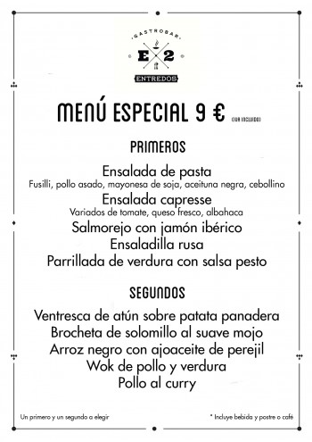 Menú para empresas