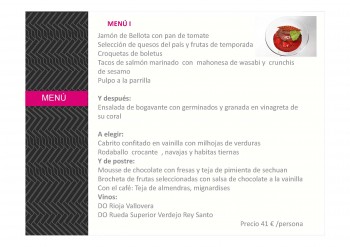 Menú I Navidad 2013