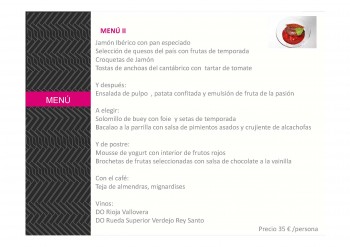 Menú II Navidad 2013