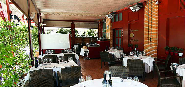 Restaurante El Acebo Boadilla Terraza