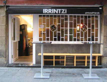 Bar Irrintzi Pintxos Bilbao Fachada