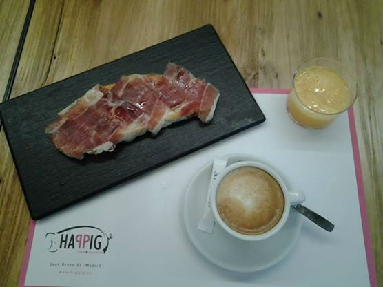 Happig Madrid Desayunos Jamón