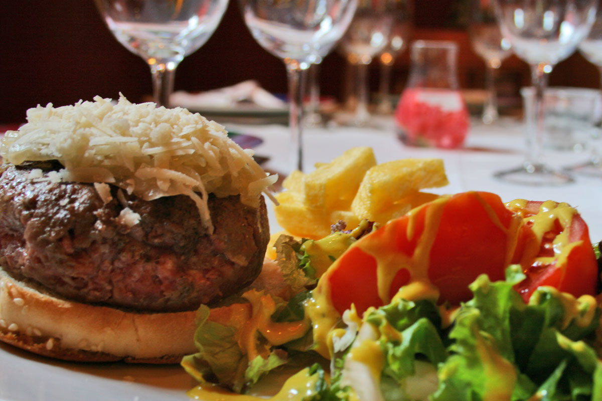 Hamburguesa en La Gamella