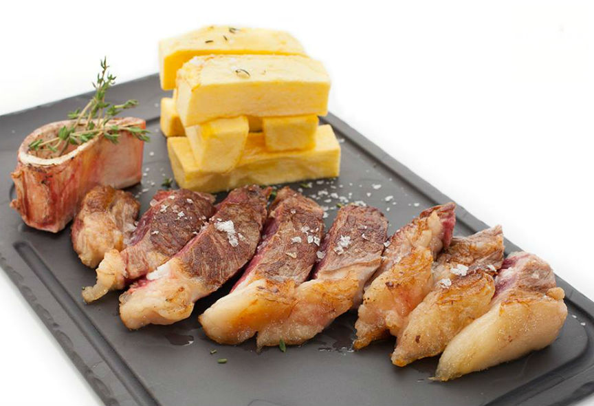 Restaurante Alcocer42 Platos Entrecot con Patatas