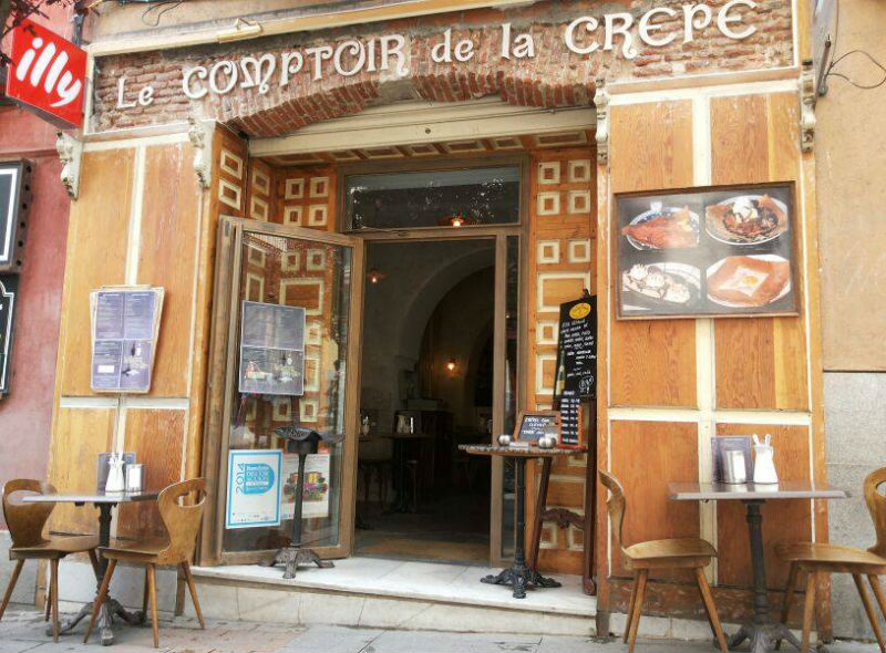 Bar Le Comptoir de la Crepe Madrid Fachada