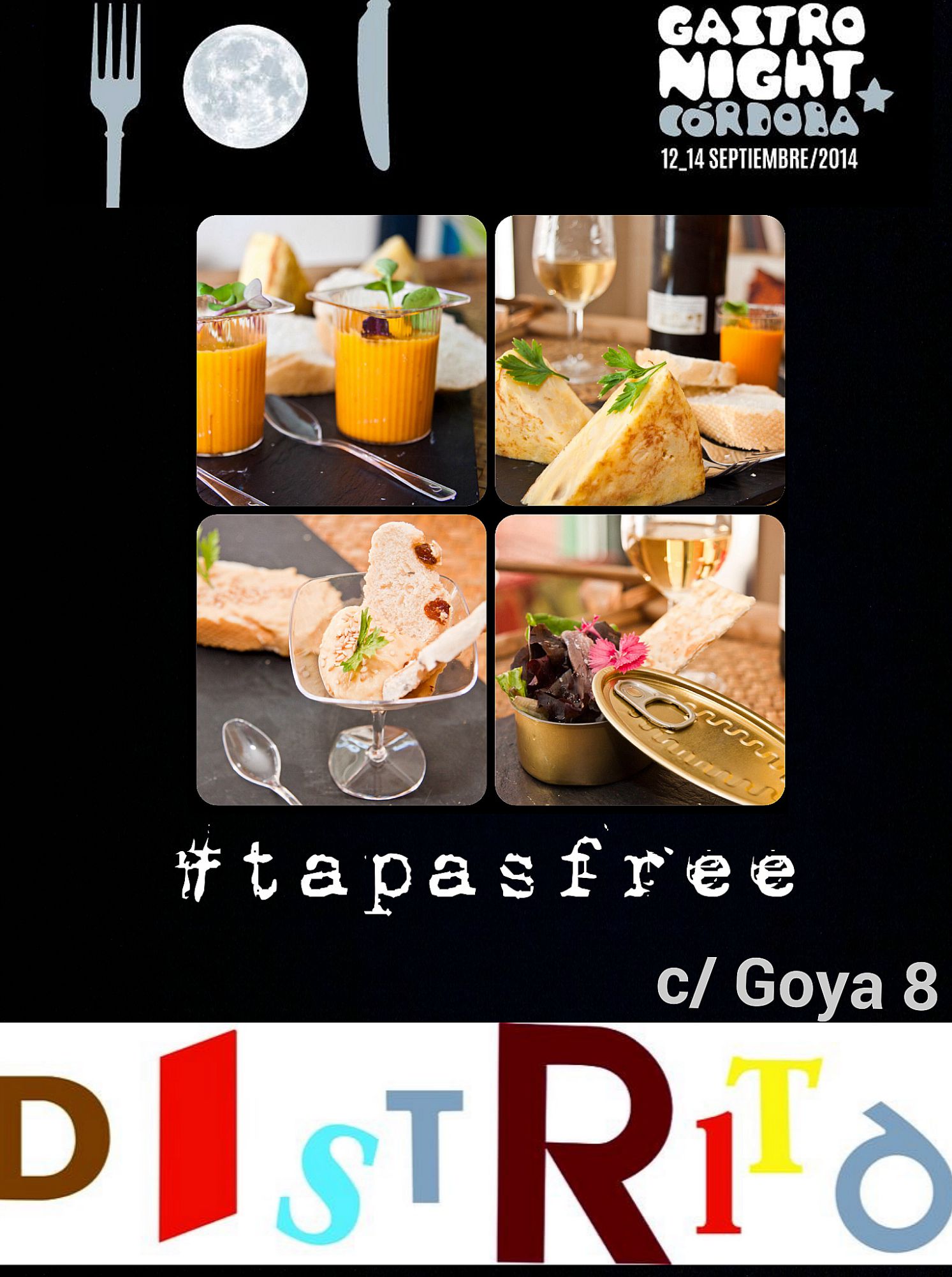 Cartel GastroNight 2014 #TapasFree