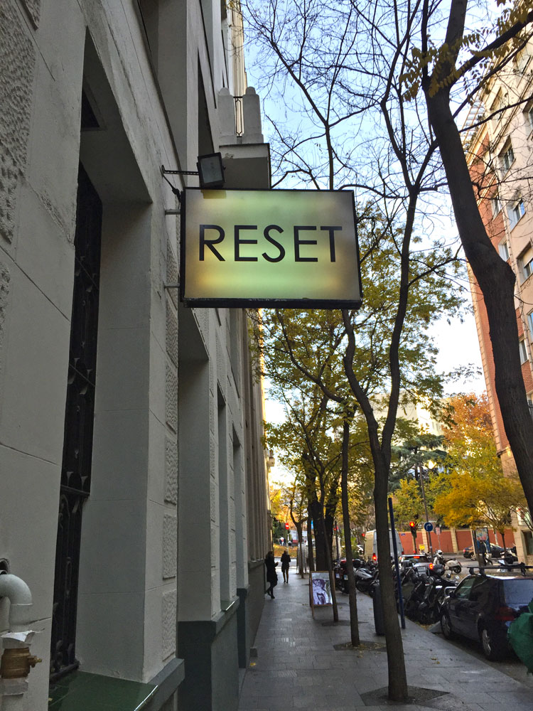 Reset Restaurante en la calle López de Hoyos de Madrid