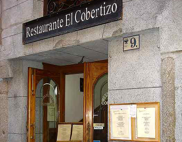 Restaurante El Cobertizo Toledo Entrada