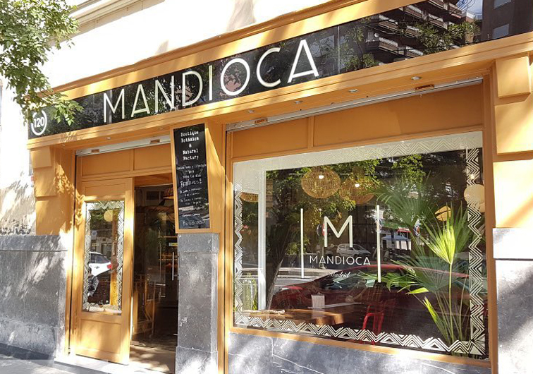 Restaurante Mandioca Madrid Entrada