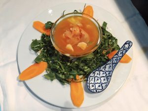 Tom Yam Kum, sopa picante Thai de langostinos