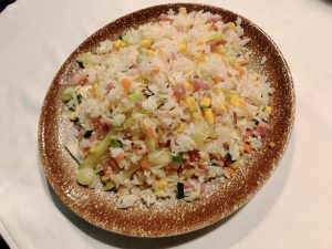 Arroz frito cantonés (jamón york)