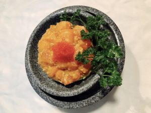 Tartar de salmón