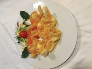 Crab Rangoon, pasta rellena de queso y cangrejo