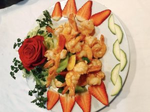 Langostinos con sal y pimienta