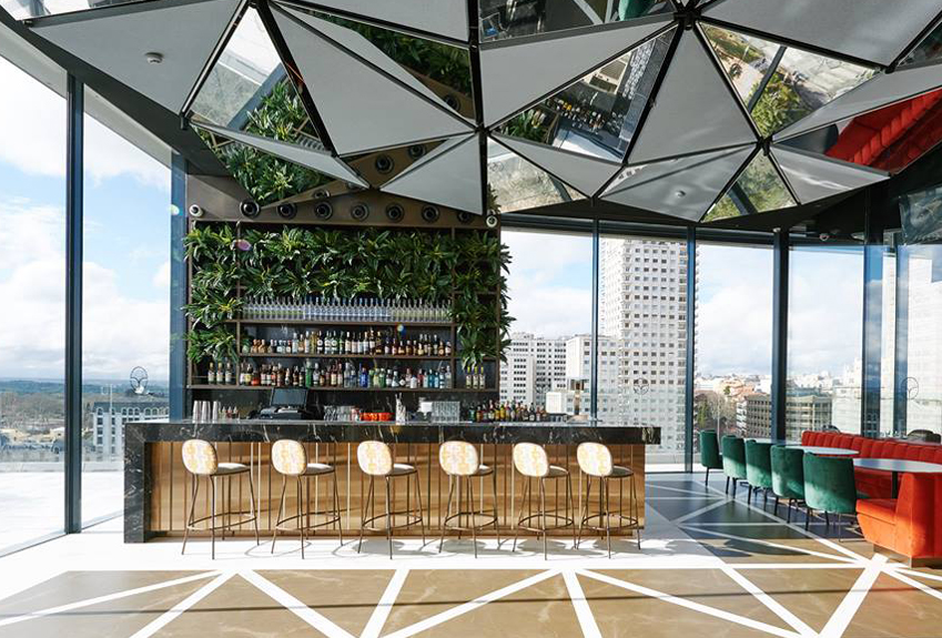 Ginkgo Sky Bar Madrid Terraza