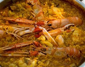 Arroz con cigalas