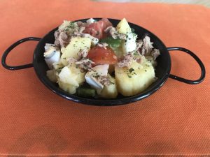 Ensalada campera con atún