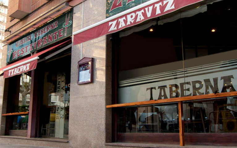 Zarautz Taberna Barcelona Fachada