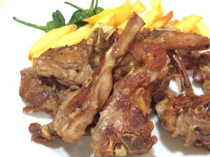 Chuletitas de cordero de lechal