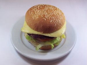 Hamburguesa con queso ternera