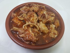 Oreja en salsa