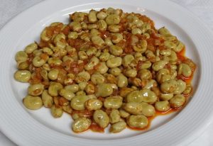 Habitas fritas a la cordobesa