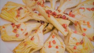 Alcachofa natural, rehogadas con ajo o jamón