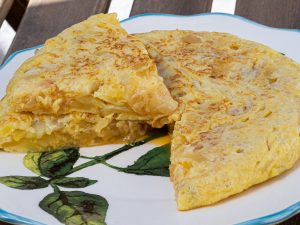 Tortilla de patata hecha al momento