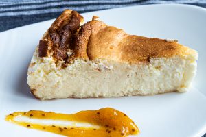 Tarta artesana de queso fresco