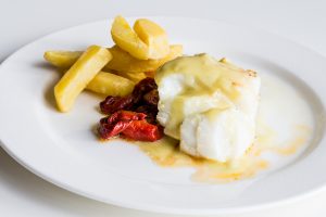 Tajada de bacalao a la parrilla
