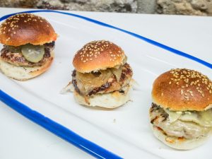 TRÍO DE MINI-HAMBURGUESAS