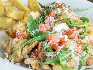 Milanesa de ternera palentina