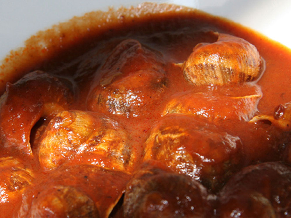Caracoles a la Bizkaina