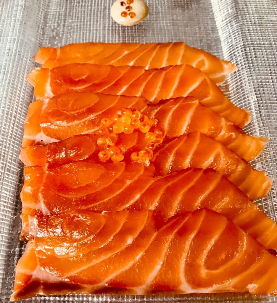 Salmón marinado (100 grs.)