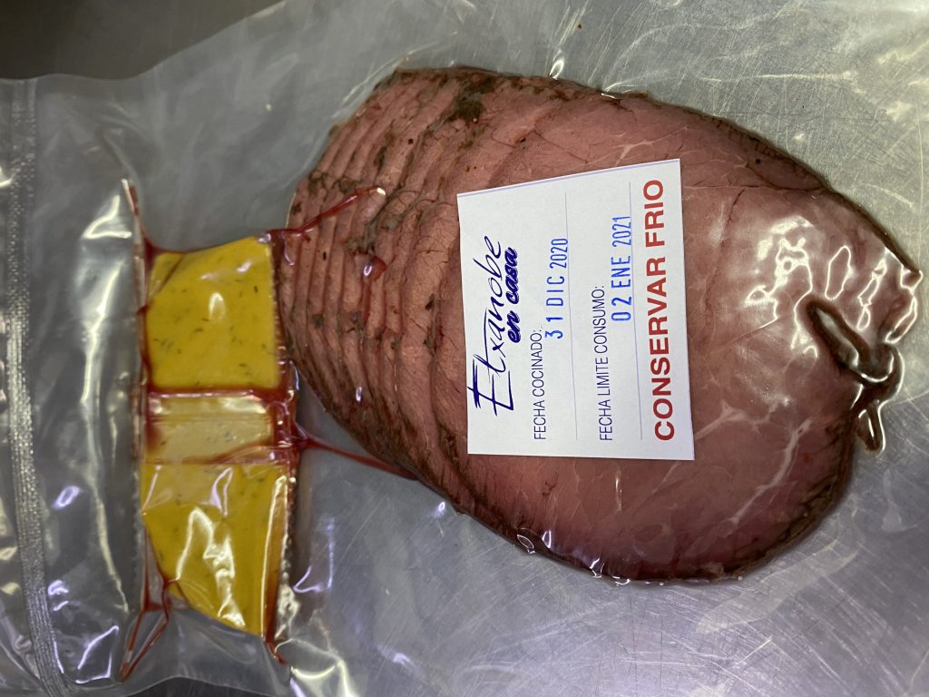 Roast-Beef con pomada de mostaza (100 grs.)