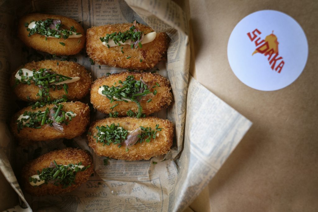 Croquetas cremosas de jamón