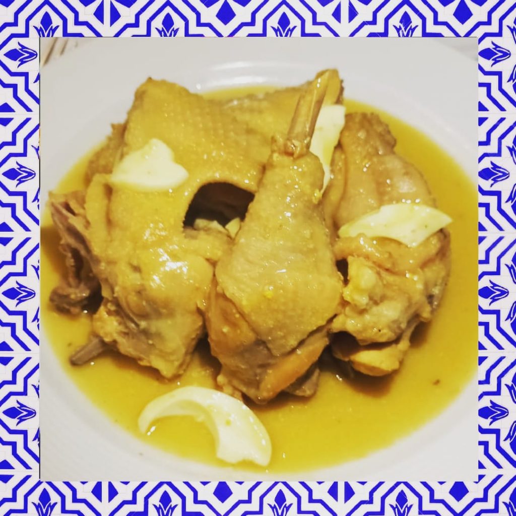 Gallina en pepitoria