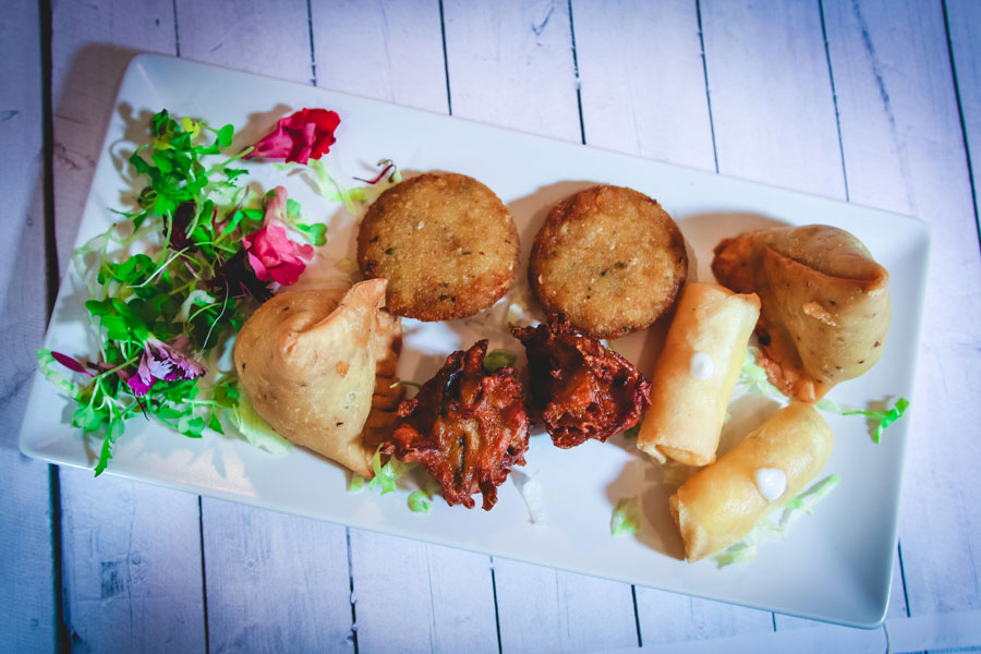 Assorted appetizers platter
