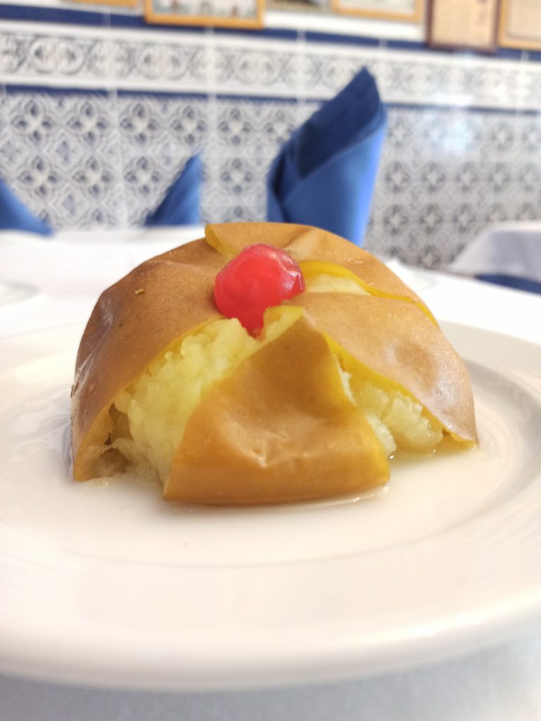 Manzana reineta asada