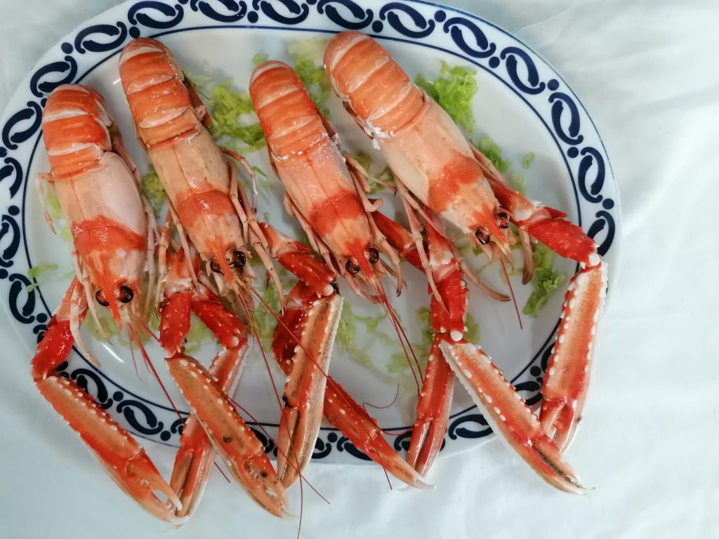Cigalas Cocidas