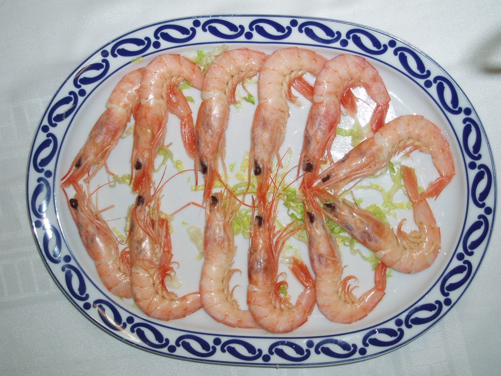Gambas Cocidas o a la Plancha