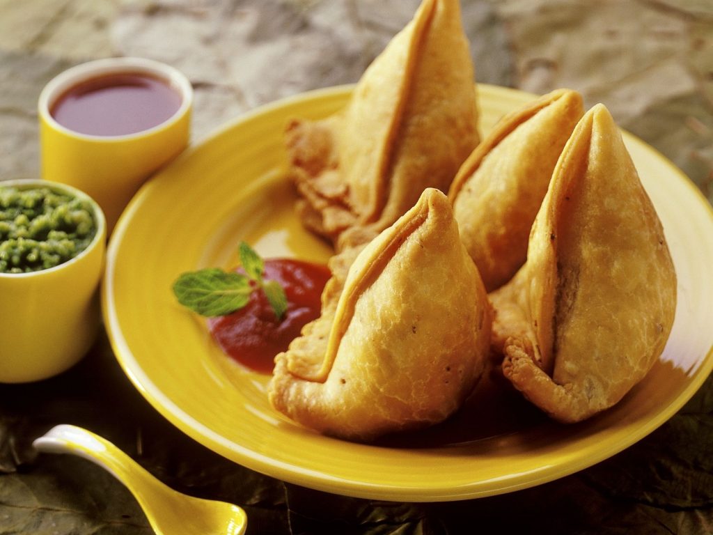 1. Vegetable Samosa