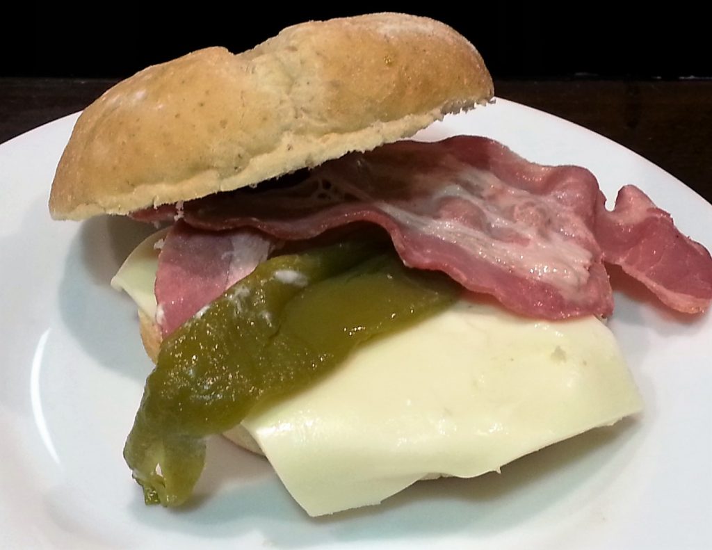 Montado de bacon