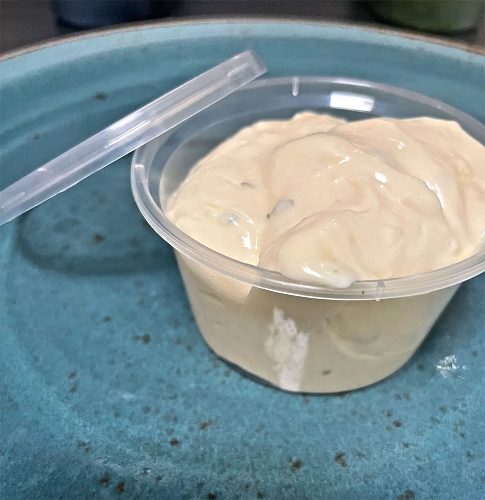 Tarrina de salsa ali oli